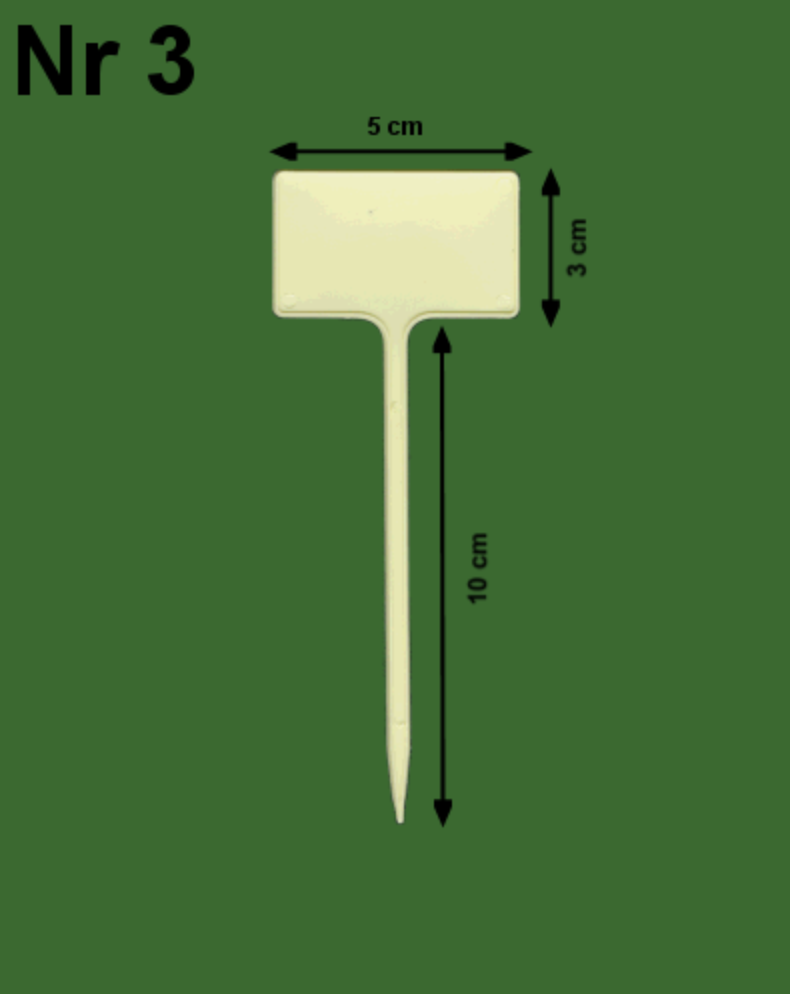 Etikett Nr.3, Pakend 100tk.
