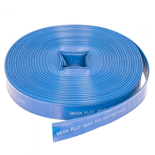 Layflat caurule 5" zila, 100m rullis