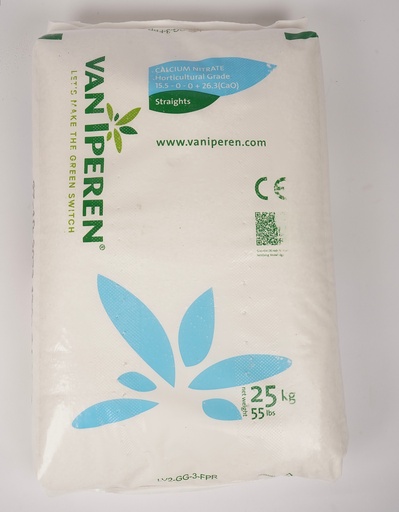 Mineraalväetis vees lahustuv Calcium Nitrate 25Kg